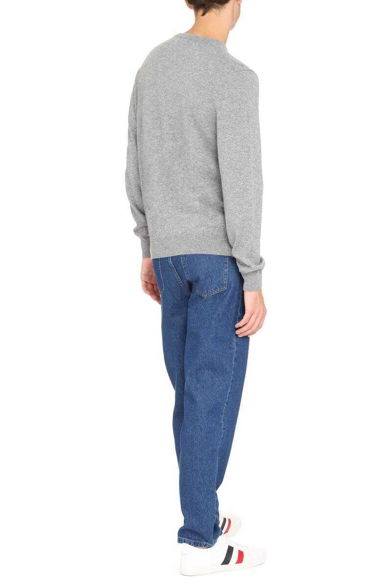 Pulovere THE ALPHABET The Alphabet The Knit - Cashmere Sweater GREY Barbati (BM 17376246) 4