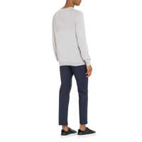 Pulovere THE (ALPHABET) pentru Barbati - Pulovere THE ALPHABET The Alphabet The Knit - Fine Knit Crew-Neck Sweater GREY Barbati (BM 17376318) - B-mall.ro