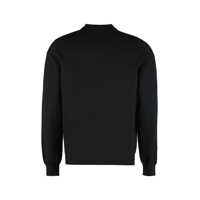 Pulovere THE (ALPHABET) pentru Barbati - Pulovere THE ALPHABET The Alphabet The Knit - Cotton Crew-Neck Sweater Black Barbati (BM 17376321) - B-mall.ro
