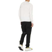 Pulovere THE (ALPHABET) pentru Barbati - Pulovere THE ALPHABET The Alphabet The Knit - Cotton Crew-Neck Sweater WHITE Barbati (BM 17376327) - B-mall.ro