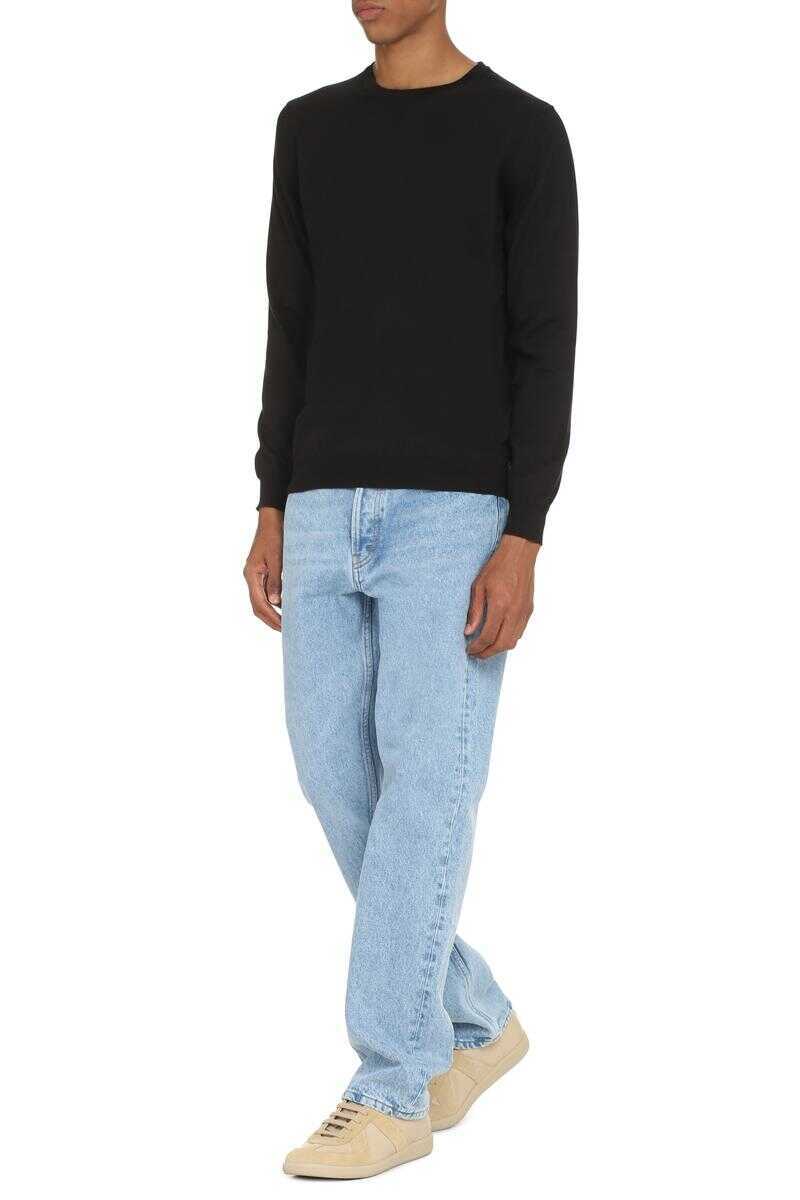 Pulovere THE ALPHABET The Alphabet The Knit - Fine-Knit Sweater Black Barbati (BM 17376345) 3