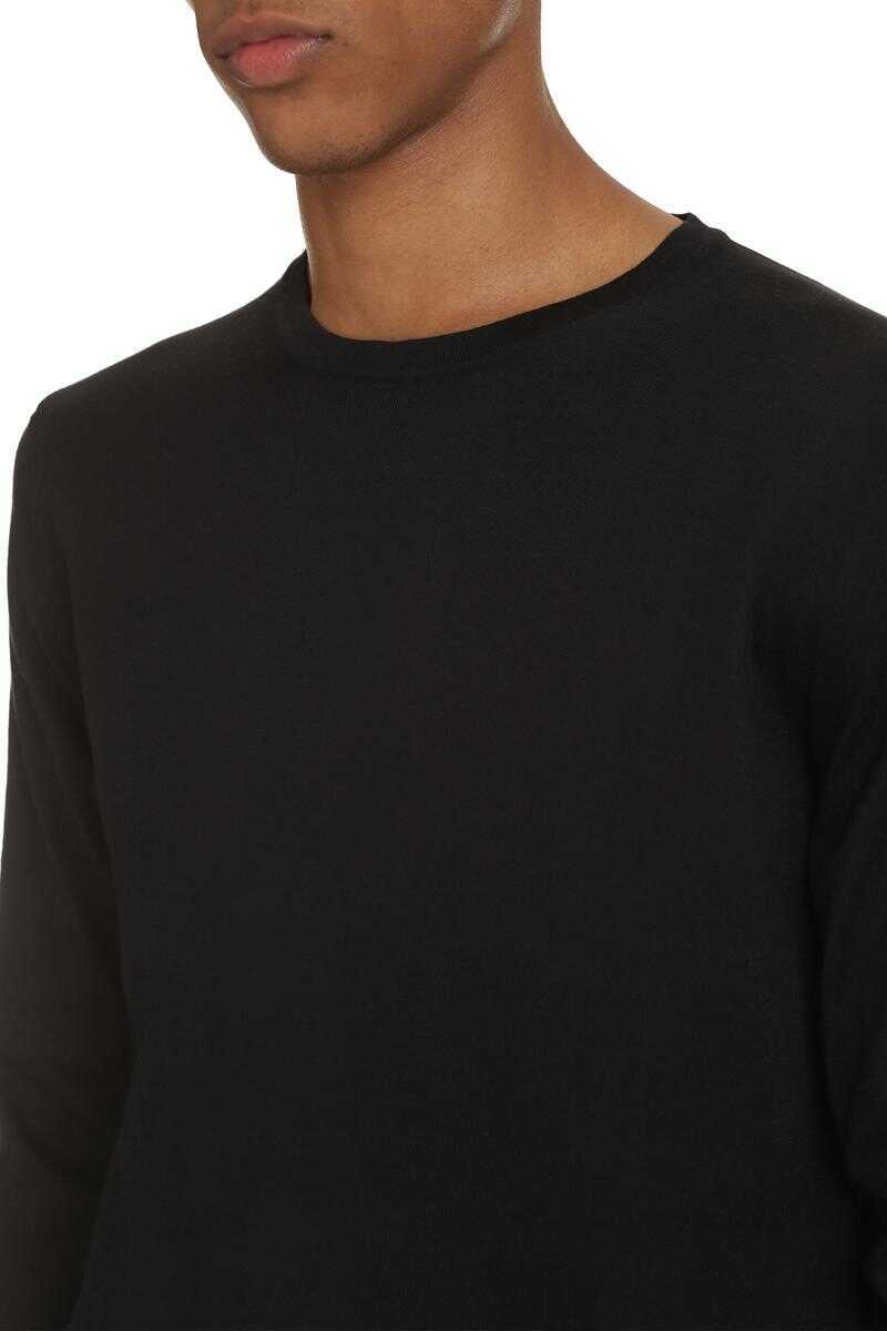 Pulovere THE ALPHABET The Alphabet The Knit - Fine-Knit Sweater Black Barbati (BM 17376345) 5