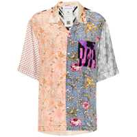 Camasi Marine Serre 'Regenerated Silk Scarves Bowling' Shirt Femei