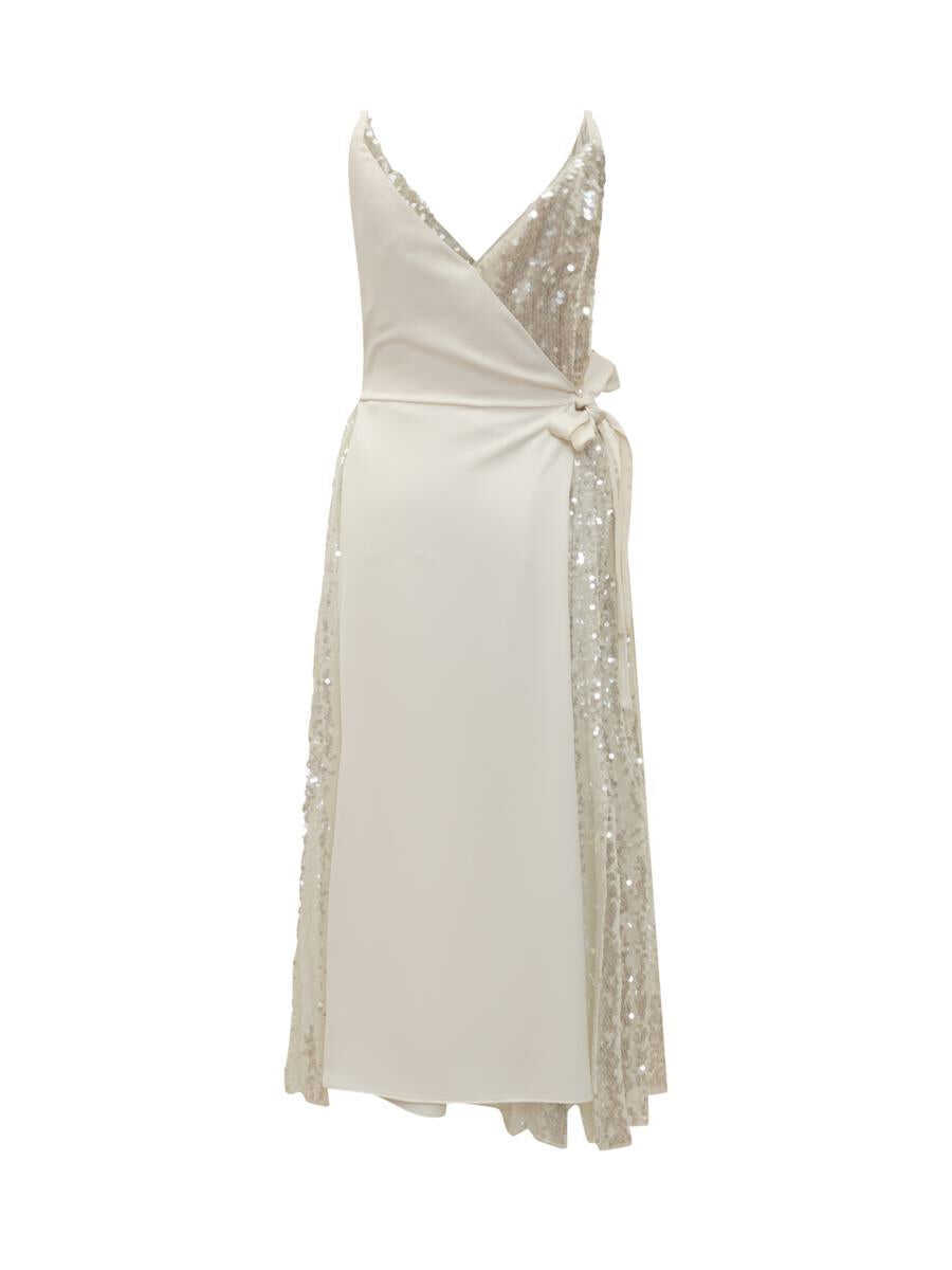 Portofele Philosophy Philosophy Di Lorenzo Serafini Sequined Wallet Dress WHITE Femei (BM 17379384) 2