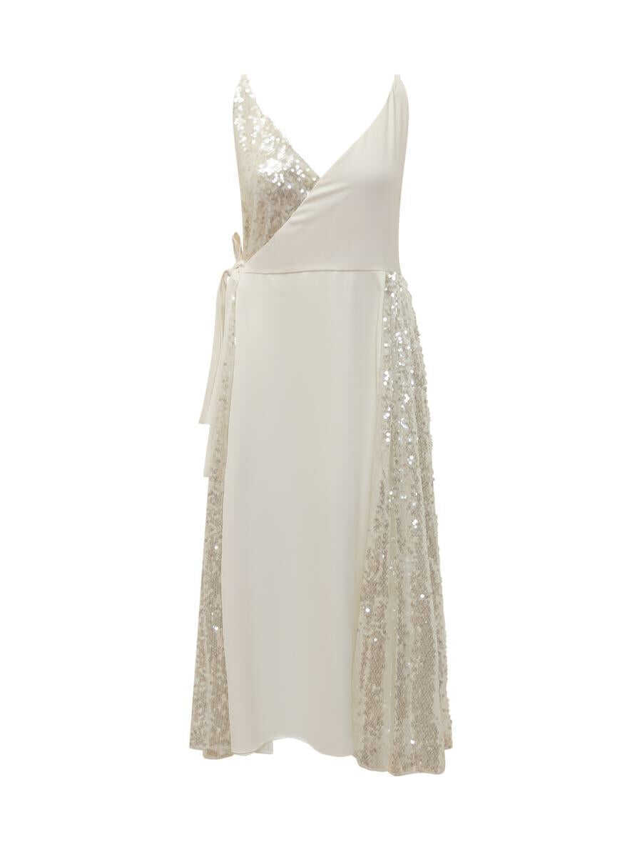 Portofele Philosophy Philosophy Di Lorenzo Serafini Sequined Wallet Dress WHITE Femei (BM 17379384) 1
