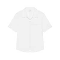 Camasi Courrèges Cotton Unisex Shirt In White Barbati