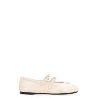Balerini Prada Leather Ballet Flats With Logo Femei