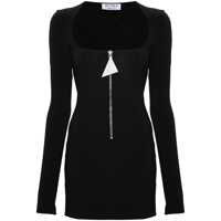 Rochii The Attico Half-Zip Mini Dress Femei