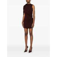 Rochii Magda Butrym Dama - Rochii Magda Butrym Magda Butrym Asymmetrical Draped Mini Dress Red Femei (BM 17380821) - B-mall.ro