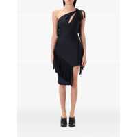 Rochii Coperni Asymmetric Fringed Mini Dress Femei