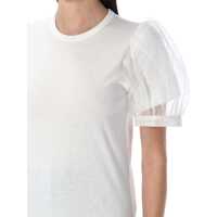 Imbracaminte Comme des Garçons Dama - Tricouri Comme des Garons Comme Des Garons Puff Sleeves T-Shirt WHITE Femei (BM 17381070) - B-mall.ro