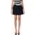 Balmain Balmain Asymmetric Mini Skirt Black