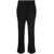 MSGM Msgm Pressed-Crease High-Waisted Trousers Black