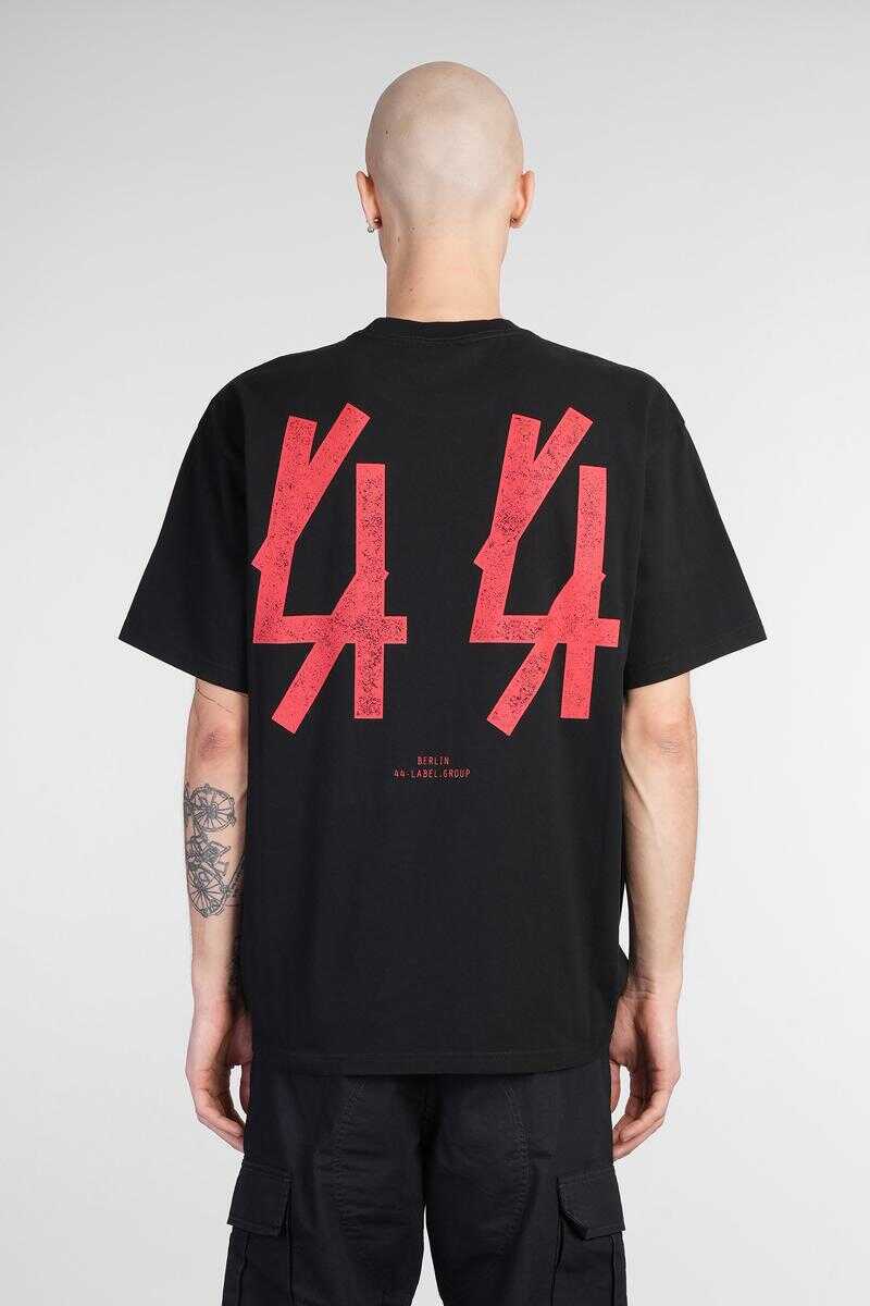 Tricouri M44 LABEL GROUP M44 Label Group T-Shirt Black Barbati (BM 17381694) 3