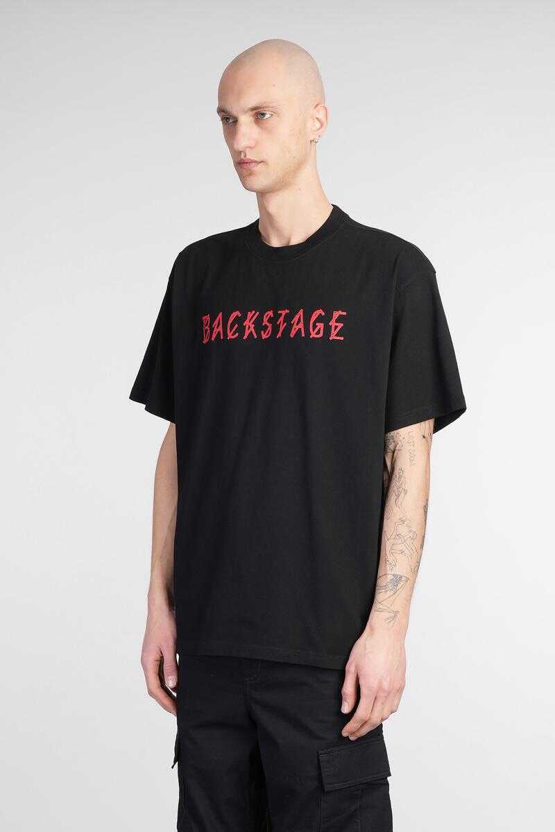 Tricouri M44 LABEL GROUP M44 Label Group T-Shirt Black Barbati (BM 17381694) 4