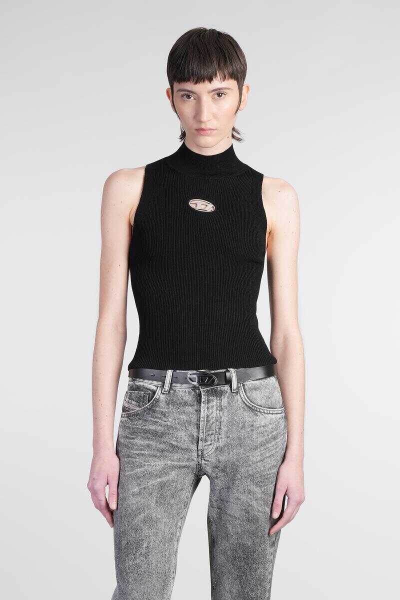 Topuri Diesel Diesel M-Onervax Top Topwear Black Femei (BM 17381754) 1