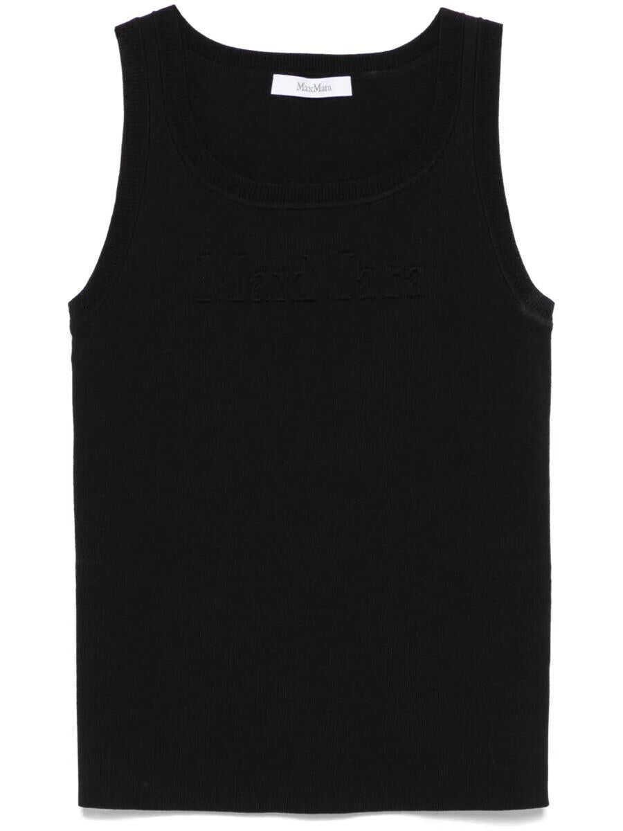 Topuri Max Mara Max Mara Pentola Tank Top Black Femei (BM 17383485) 1