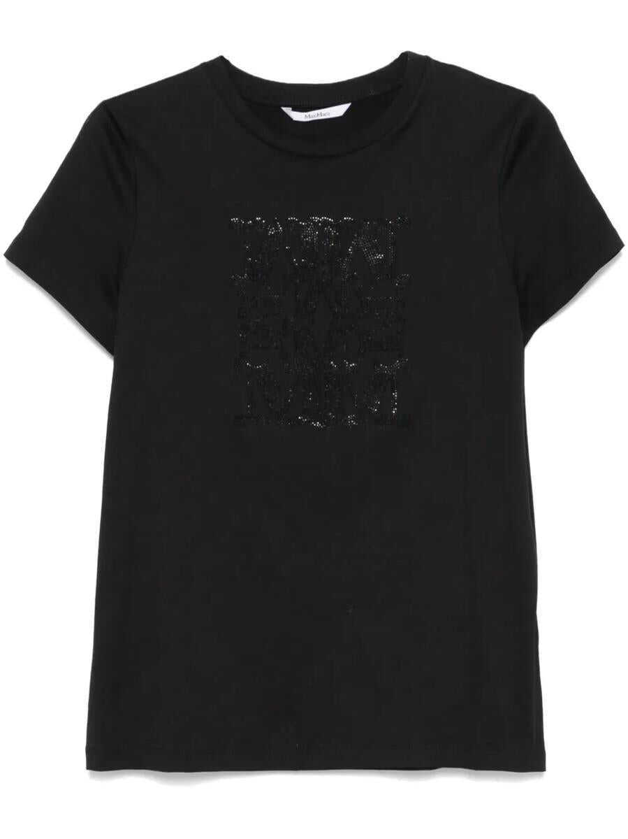 Tricouri Max Mara Max Mara T-Shirt Youth Black Femei (BM 17383494) 1