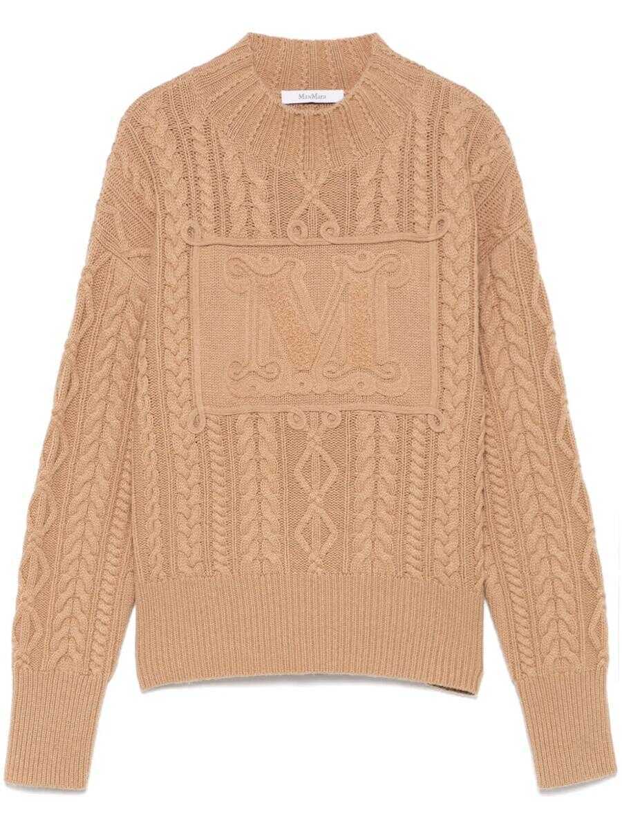 Pulovere Max Mara Max Mara Miranda Sweater BROWN Femei (BM 17383500) 1