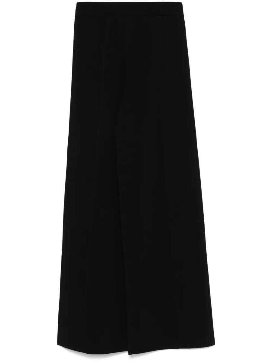 Pantaloni casual Max Mara Max Mara Assiro Pants Black Femei (BM 17383530) 1