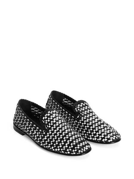 Bocanci Dolce & Gabbana Dolce & Gabbana Woven Slipper Black Barbati (BM 17383728) 2