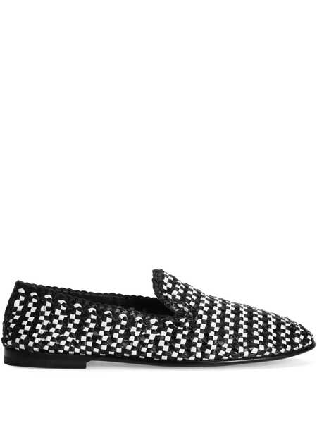 Bocanci Dolce & Gabbana Dolce & Gabbana Woven Slipper Black Barbati (BM 17383728) 1