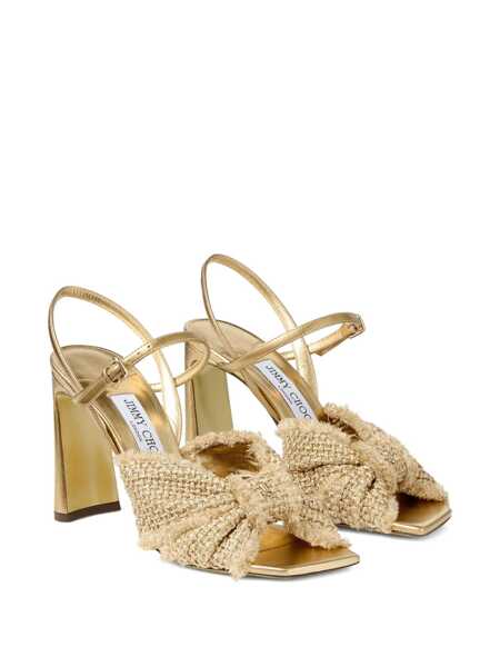 Pantofi cu toc Jimmy Choo Jimmy Choo Sandals Gold Femei (BM 17383863) 2