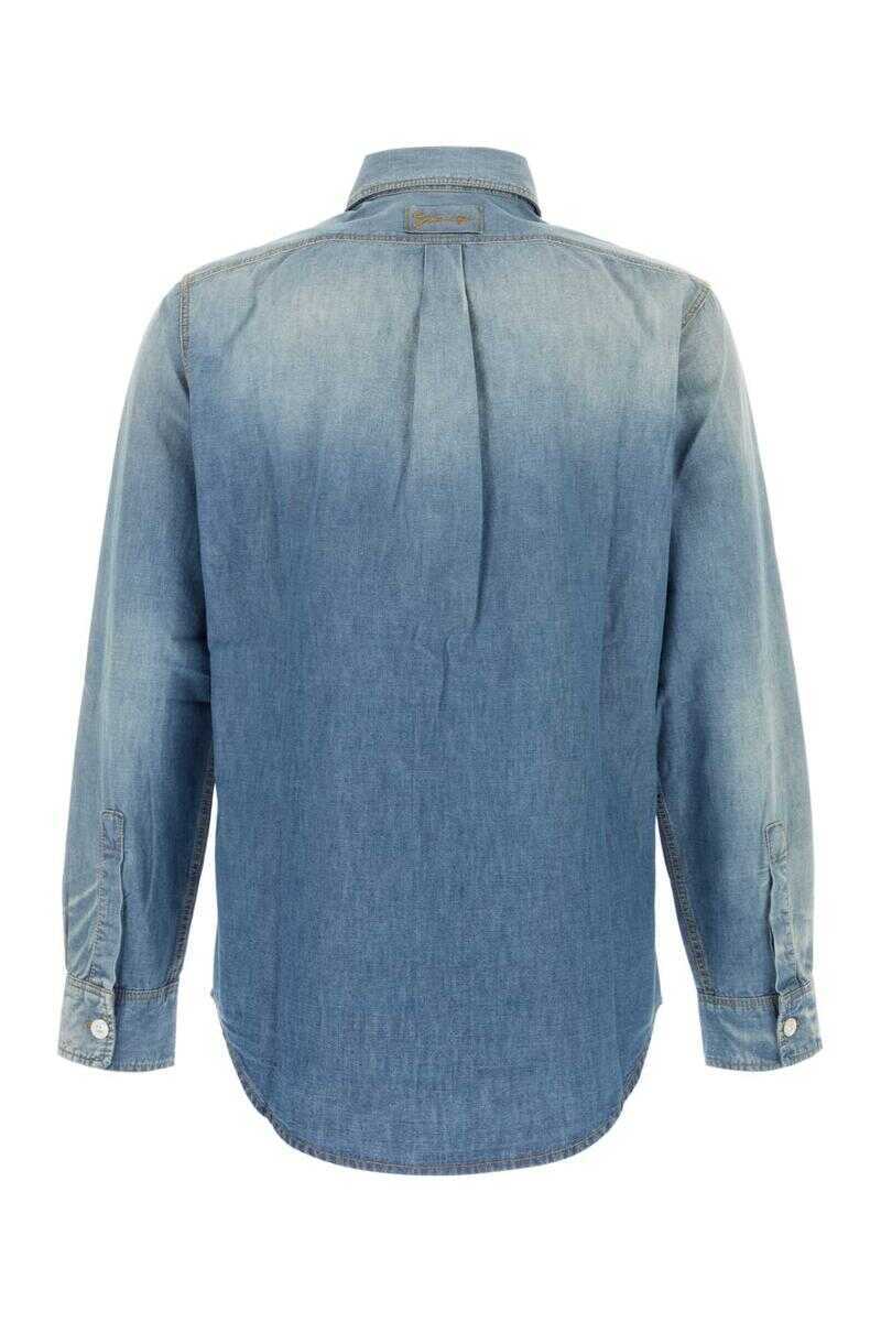Camasi Givenchy Givenchy Shirts BLUE Barbati (BM 17384145) 2