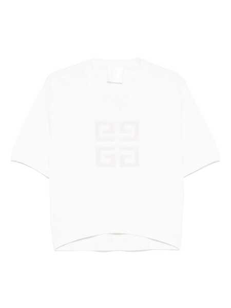 Pulovere Givenchy Givenchy Short Sleeve Jersey WHITE Femei (BM 17384238) 1