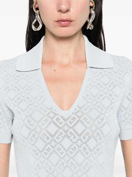 Tricouri Polo Givenchy Givenchy Polo BLUE Femei (BM 17384250) 5