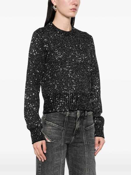 Pulovere Golden Goose Golden Goose Sequined Wool Blend Jumper Black Femei (BM 17385897) 3