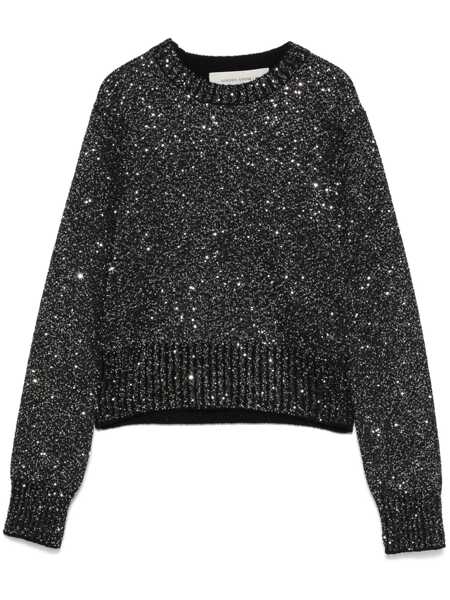 Pulovere Golden Goose Golden Goose Sequined Wool Blend Jumper Black Femei (BM 17385897) 1