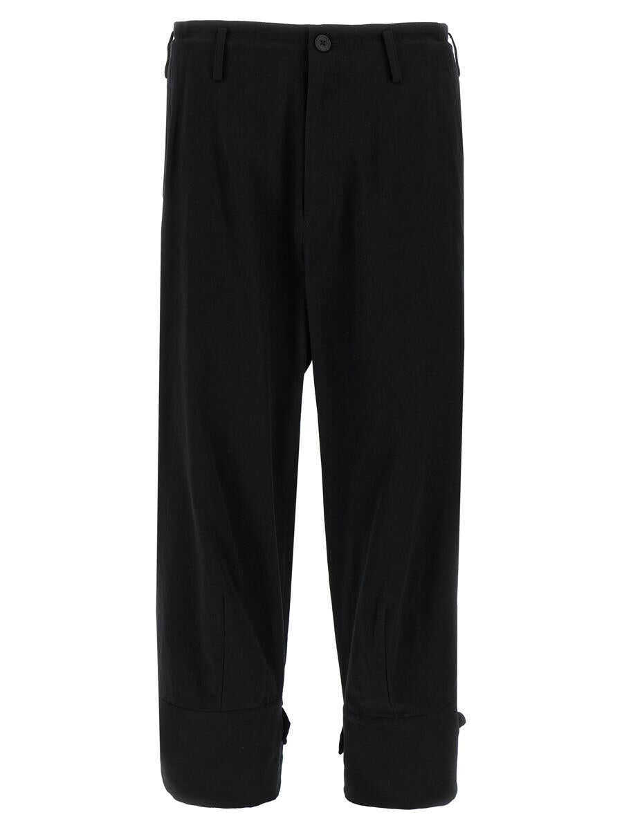 Pantaloni Y-3 Yohji Yamamoto Printed Trousers Black Barbati (BM 17385945) 1