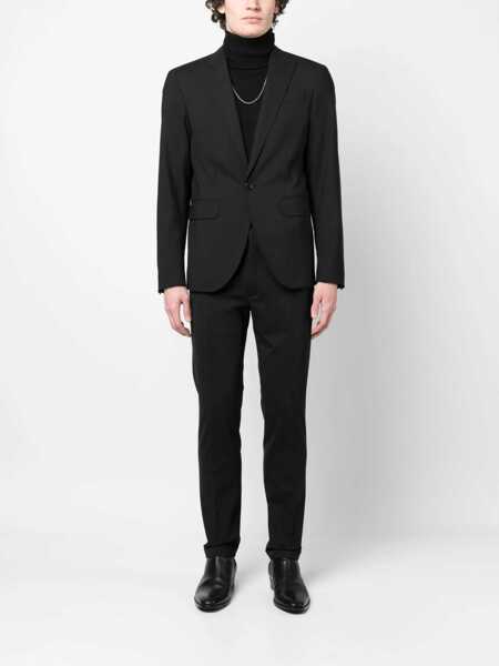 Costume DSQUARED2 DSQUARED2 Virgin Wool Two-Piece Suit Black Barbati (BM 17387805) 2