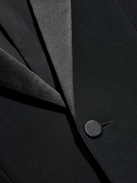 Costume DSQUARED2 DSQUARED2 Miami Virgin Wool Two-Pieces Suit With Satin Lapels Black Barbati (BM 17387841) 5