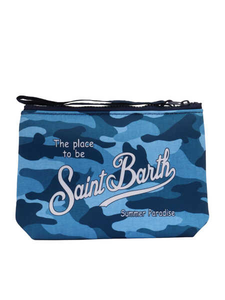 Genti de umar Mc2 Saint Barth ACC. NEOPRENE BIKINI HOLDER BAG Blue Fete (BM 17388984) 3