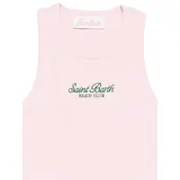 Bluze pentru Fete - Bluze Mc2 Saint Barth SINGLE SHOULDER RIB TOP Pink Fete (BM 17389005) - B-mall.ro
