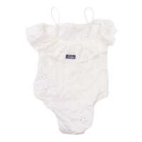 Costume de baie pentru Fete - Costume de baie intregi Mc2 Saint Barth ONE PIECE WITH FLOUNCE White Fete (BM 17389008) - B-mall.ro