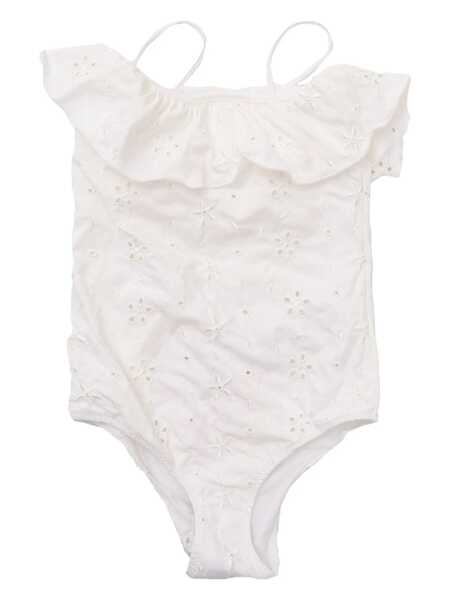 Costume de baie intregi Mc2 Saint Barth ONE PIECE WITH FLOUNCE White Fete (BM 17389008) 1