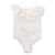 Mc2 Saint Barth ONE PIECE WITH FLOUNCE White