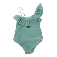 Costume de baie pentru Fete - Costume de baie intregi Mc2 Saint Barth ONE SHOULDER ONE PIECE WITH FLOUNCE Green Fete (BM 17389014) - B-mall.ro