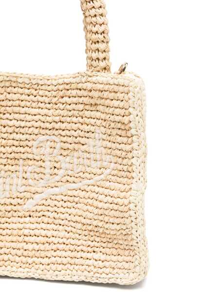 Genti de umar Mc2 Saint Barth VANITY MINI RAFFIA Beige Fete (BM 17389116) 3