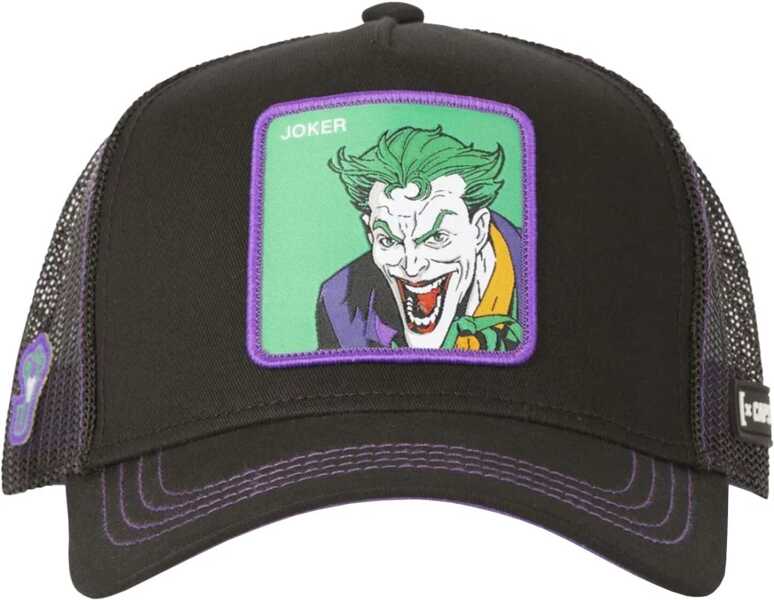 Sepci Capslab DC Comics Joker Cap Black Barbati (BM 17389147) 2
