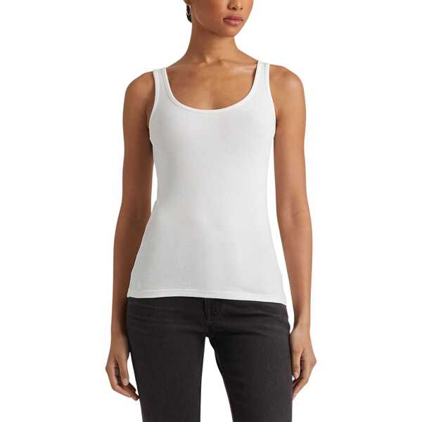 Tunici Ralph Lauren LAUREN RALPH LAUREN TANK TOP 200704777004 WHITE White Femei (BM 17389263) 5