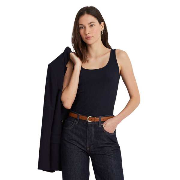 Tunici Ralph Lauren LAUREN RALPH LAUREN TANK TOP 200704777019 LAUREN NAVY Lauren Navy Femei (BM 17389266) 2
