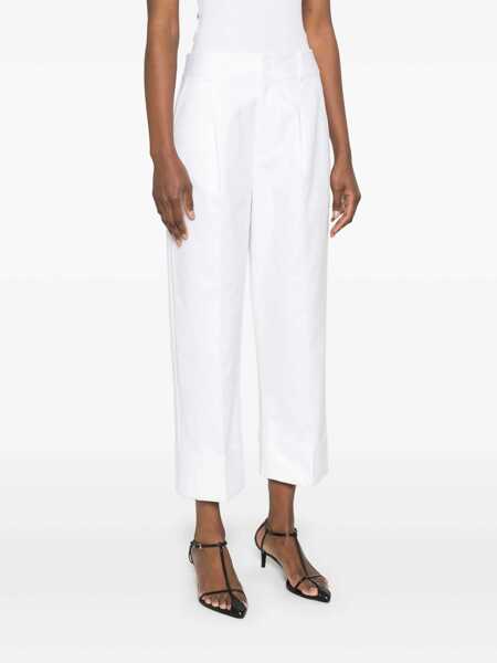 Pantaloni office Ralph Lauren LAUREN RALPH LAUREN PANTS 200871814007 WHITE White Femei (BM 17389326) 3