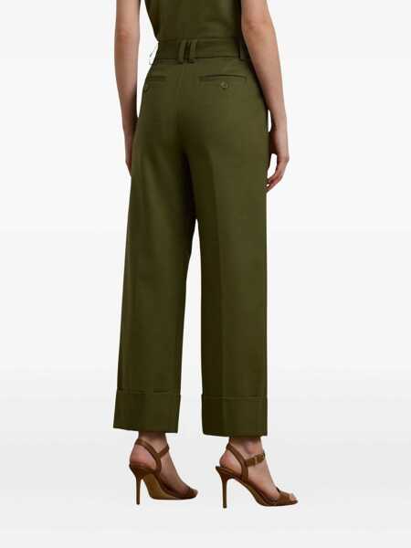 Pantaloni office Ralph Lauren LAUREN RALPH LAUREN PANTS 200871814012 OLIVE GROVE Olive Grove Femei (BM 17389329) 4
