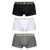 Versace Versace Set Of Three Cotton Boxers MULTICOLOR