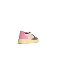 Pantofi sport AUTRY Dama - Sneakers AUTRY Autry Medalist Low Tricolor Suede Sneakers Pink And Slate Color WHITE, GRAY Femei (BM 17390184) - B-mall.ro