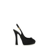 Pantofi cu toc Dolce & Gabbana Satin Slingback Femei